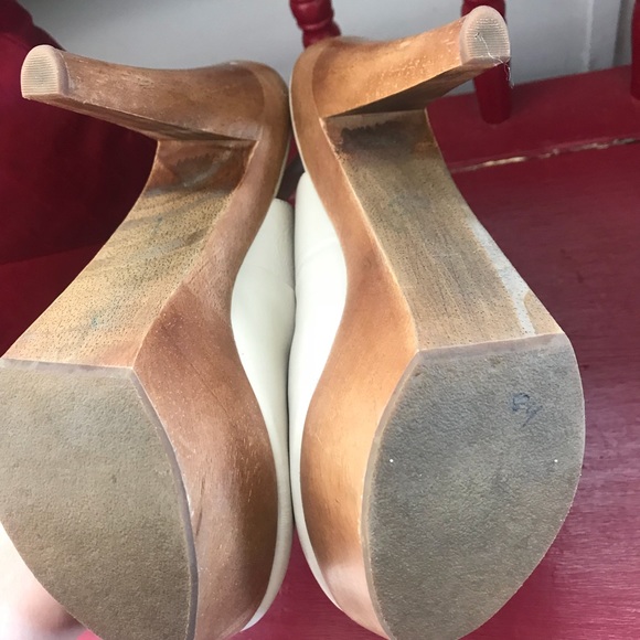 Steve Madden Nude Peep Toe Sling Backs Freee 7 - Picture 3 of 4